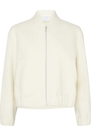 Harris Wharf London Wool cropped bomber