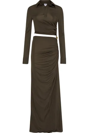 Bottega Veneta Long flowing dress in viscose
