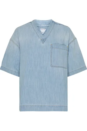 Bottega Veneta Slightly faded denim T-shirt