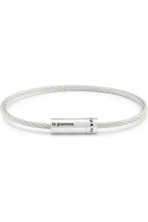Le Gramme 9g Polished sterling cable bracelet