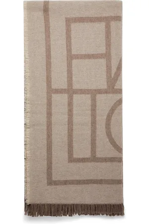Totême Monogram Wool Cashmere Scarf