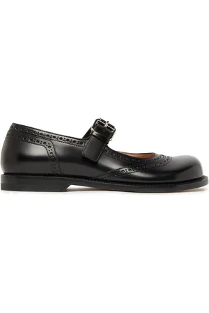 Loewe Mary Jane Campo in brushed calf leather slippers