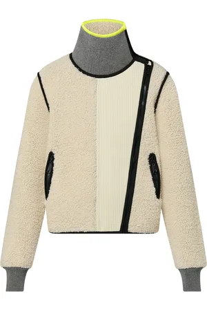 LOUIS VUITTON Shearling-Effect Zip-Up Jacket