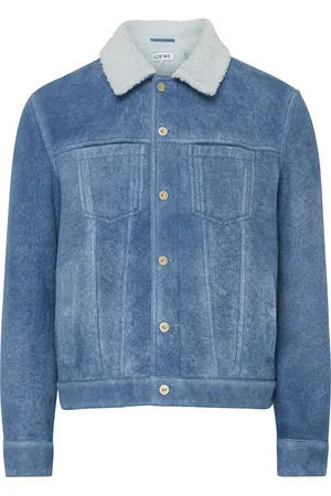 Loewe Denim jacket with shearling collar