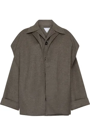 Bottega Veneta Oversize wool and cashmere coat