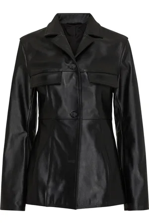 Totême Hourglas leather jacket