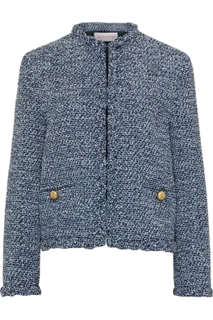 VALENTINO GARAVANI Denim tweed jacket