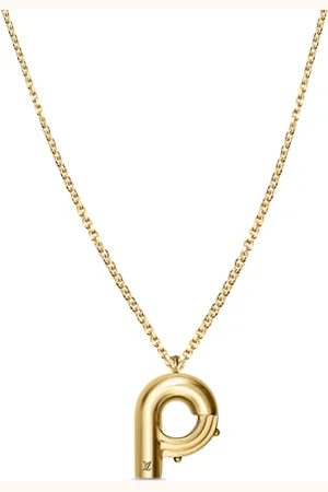 LOUIS VUITTON LV & Me Necklace, Letter P