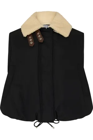 Loewe Sleeveless cotton-blend down jacket