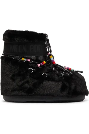 Moon Boot Icon Low faux fur beads ankle boots