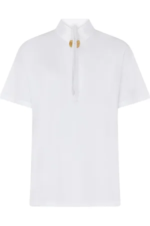 Givenchy T-shirt in cotton with buttoned collar