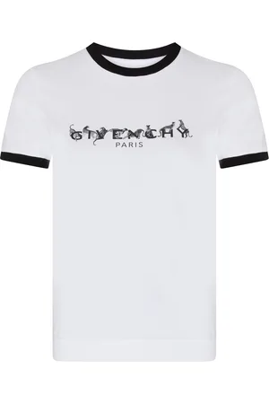 Givenchy Paris slim fit t-shirt with leopard print