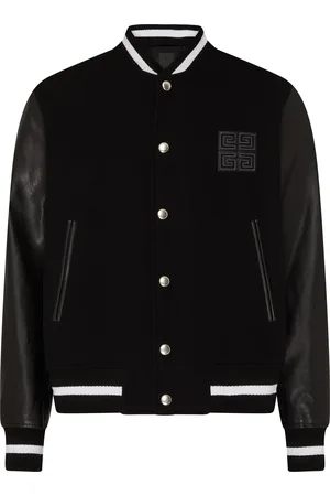 Givenchy 4G varsity jacket in wool and leather