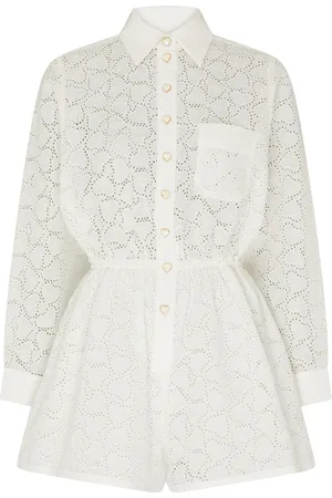 ZIMMERMANN Crush embroidered playsuit