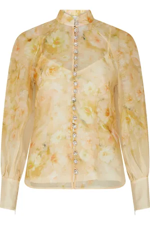 ZIMMERMANN Crush buttoned blouse