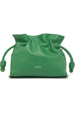Loewe Flamenco rabbit detail mini nappa calf leather clutch