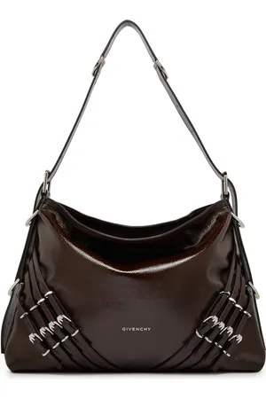 Givenchy Medium Voyou bag in patent leather with multi-buckles