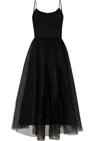 ZIMMERMANN Tulle corset midi dress