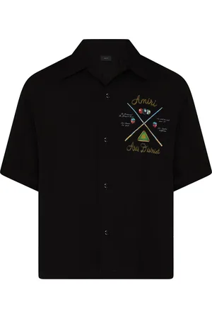 AMIRI Pool Cue bowling shirt
