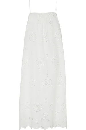 MATTEAU Broderie Cami midi dress
