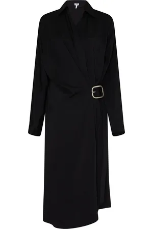 Loewe Belted wool dress