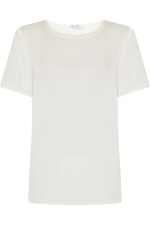 Max Mara Dida satin t-shirt