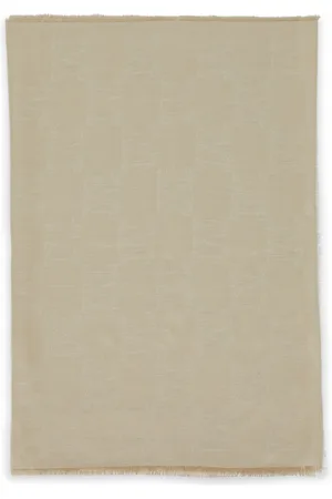 Max Mara Whisky logo scarf