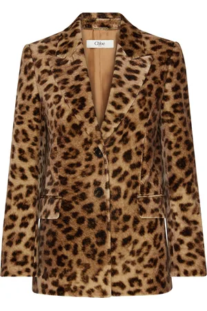 Chloé Leopard print jacket in cotton