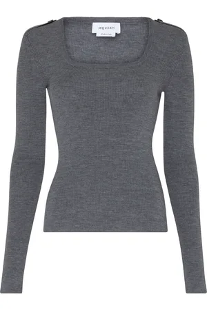 Alexander McQueen Square neck top