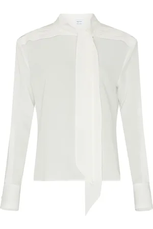 Alexander McQueen Georgette collar shirt