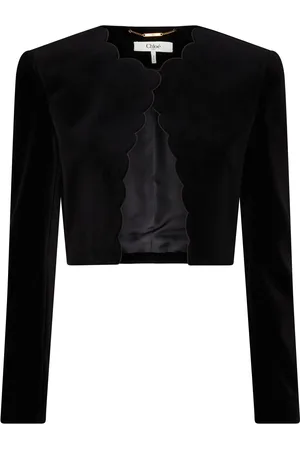 Chloé Cropped suede jacket