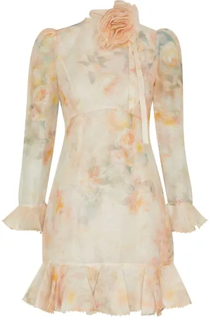 ZIMMERMANN Crush flower mini dress