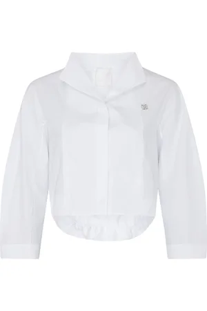 Givenchy Cropped shirt in poplin with 4G detail