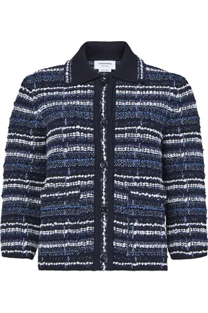 Thom Browne Inlay tweed jacquard jacket