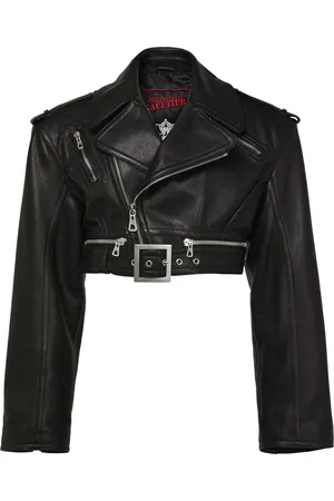 Jean Paul Gaultier The cropped leather jacket