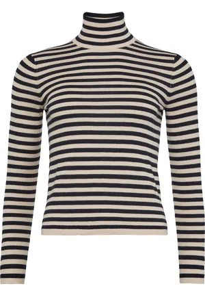 Max Mara Patroni striped turtleneck sweater