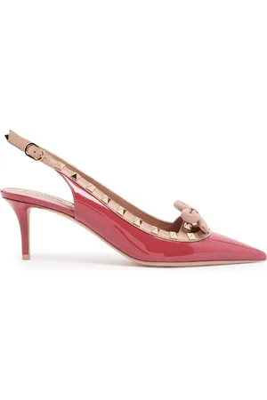VALENTINO GARAVANI Rockstud Bow sling back