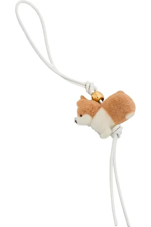 Loewe Corgi felt and calf leather bag jewel