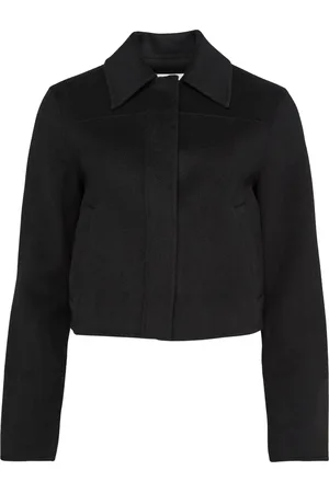 Loulou Studio Zhanna wool short boxy coat