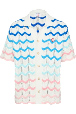 Casablanca Wave short-sleeved shirt