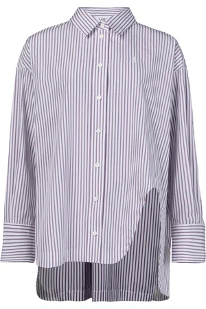 The Attico Asymmetric long-sleeve shirt