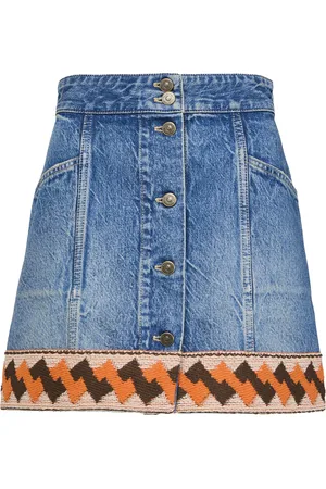 VALENTINO GARAVANI Mini denim skirt