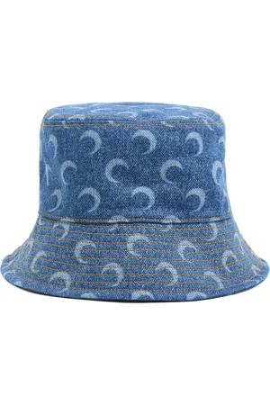 Marine Serre Moon denim bucket hat