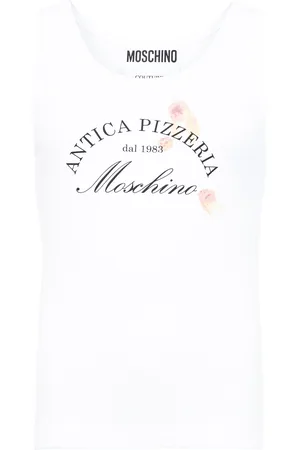 Moschino Pizzeria printed vest top