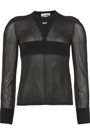 Jean Paul Gaultier The viscose knitted long sleeves crew neck pullover