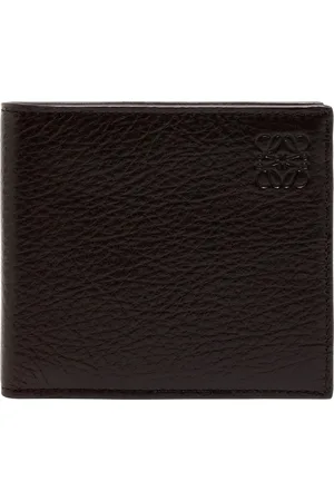 Loewe Two-compartment wallet in supple grained calf leather.