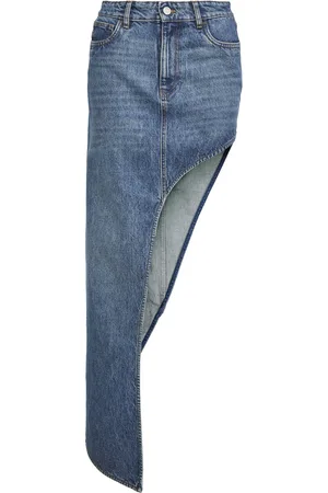 COPERNI One-leg denim skirt