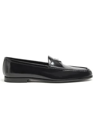Prada Brushed leather loafers