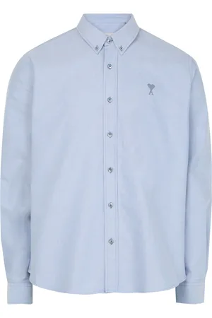 Ami Oxford long-sleeved shirt