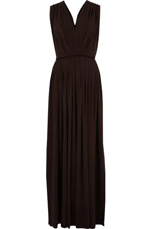Max Mara Walter draped maxi jersey dress
